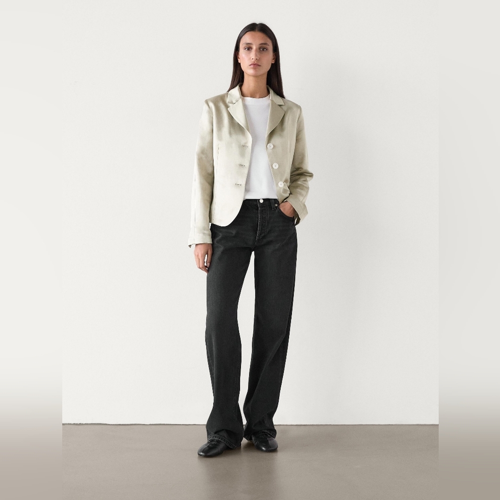 Massimo Dutti Satin Blazer